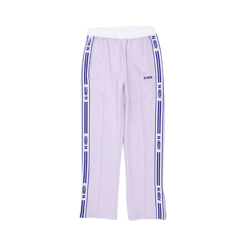Nerdy Nerdy Knitted Sweatpants Unisex Light Purple