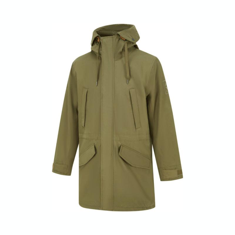 Timberland Timberland hooded logo-patch jacket