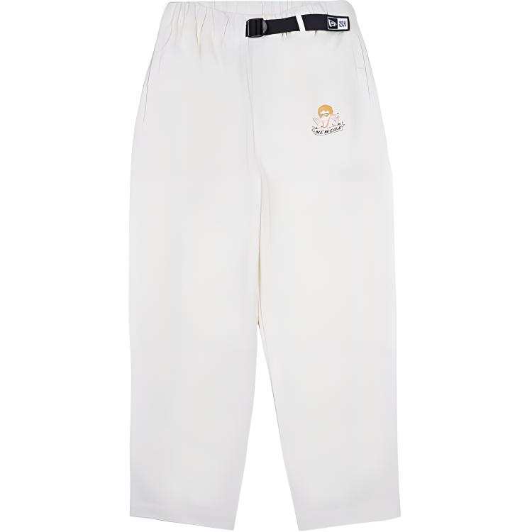 New Era Casual Pants Unisex Ivory White Moderate Wide Leg Pants