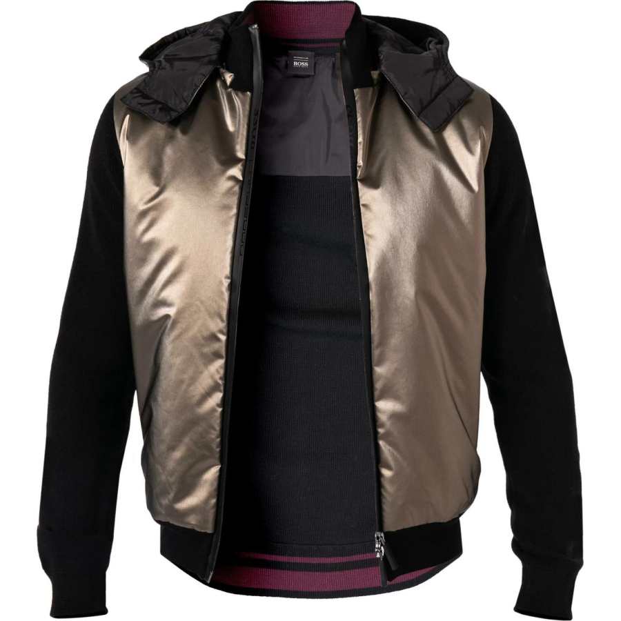 HUGO BOSS HUGO BOSS Puffer Jacket Men's Black Gold