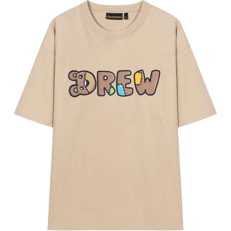 Drew house SS25 T Shirts Unisex Sand Crew Neck Moderate Straight Fit