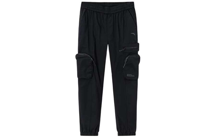 ANTA Anta Outdoor Collection Knitted Sweatpants Men's Basic Black