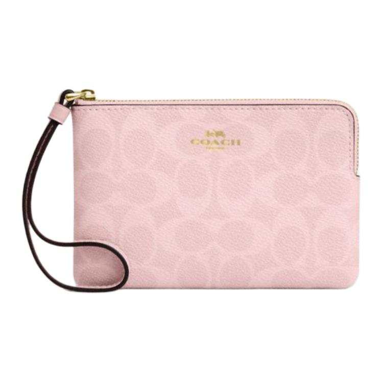 COACH COACH Artificial Leather Clutch Small Women's Pink