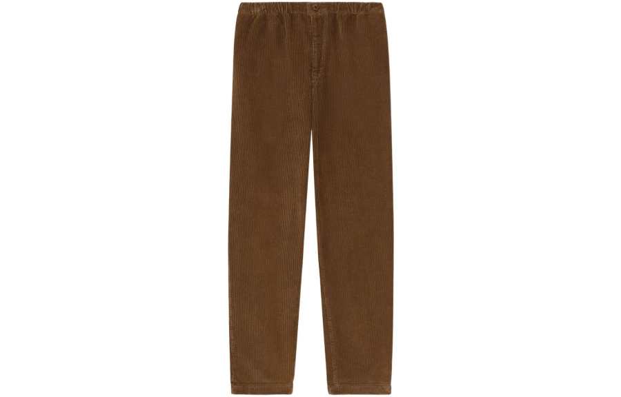 KENZO Casual Pants Men's Brown Moderate Straight Fit Pants
