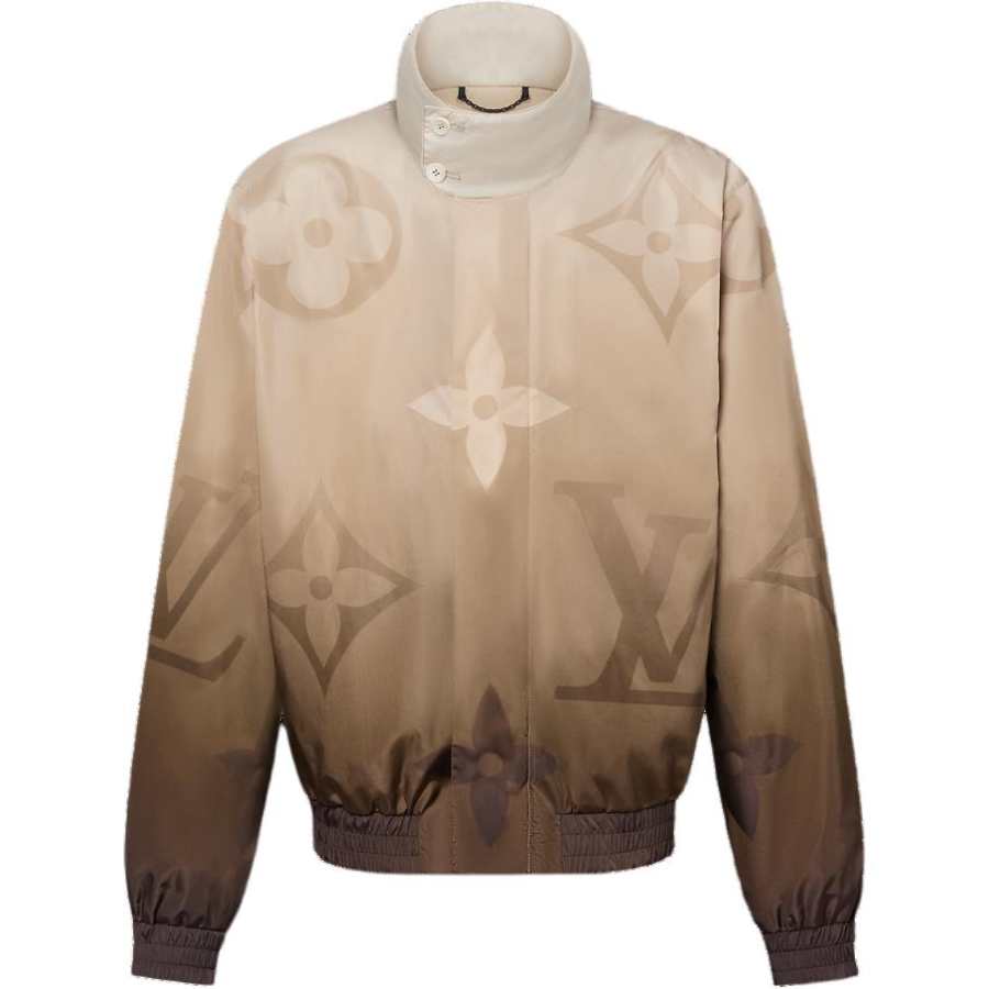 LOUIS VUITTON LOUIS VUITTON Monogram Printed Light Nylon Windbreaker