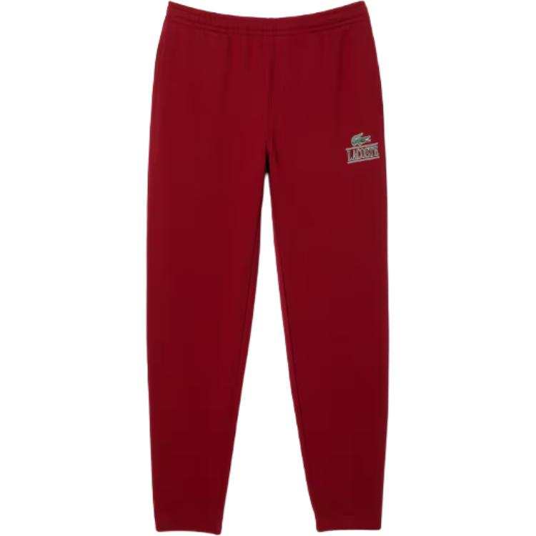 LACOSTE LACOSTE Knitted Sweatpants Men's Bordeaux