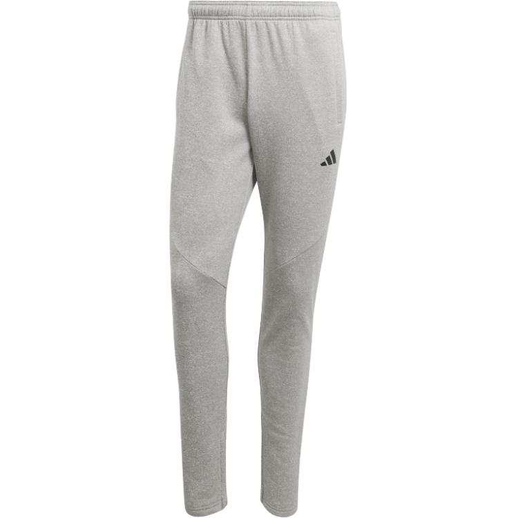 Adidas Adidas AEROREADY GAME And GO SMALL LOGO TRAINING Knitted Sweatpants Men's Gray/White