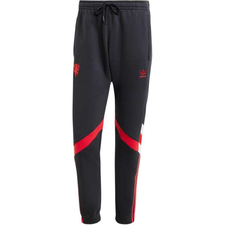Adidas Originals Knitted Sweatpants Men's Black/Red