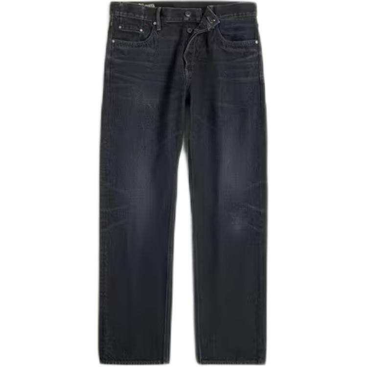 G-STAR RAW G STAR RAW Jeans Men's Black Moderate Straight Fit Pants