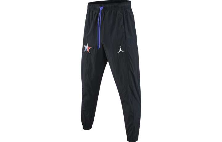 Jordan Jordan Casual Pants Men's Black Moderate Cuffed Pants