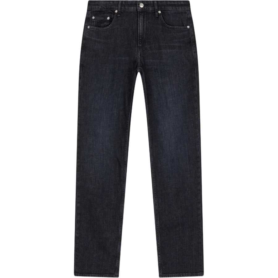 Calvin Klein Jeans Men's Black Moderate Straight Fit Pants