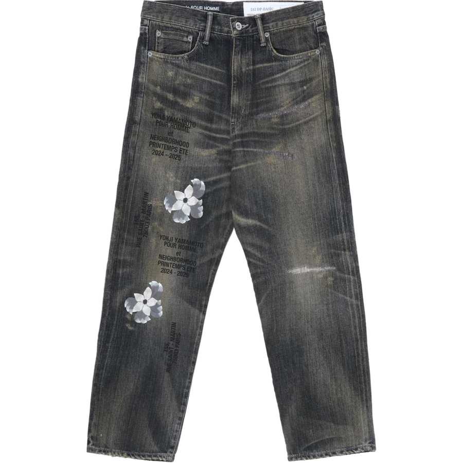 Yohji Yamamoto X Neighborhood Savage Denim Dp Basic Pants