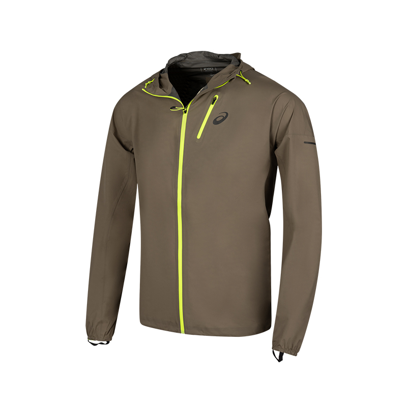 ASICS ASICS Jackets Men's Khaki Hooded Moderate Other