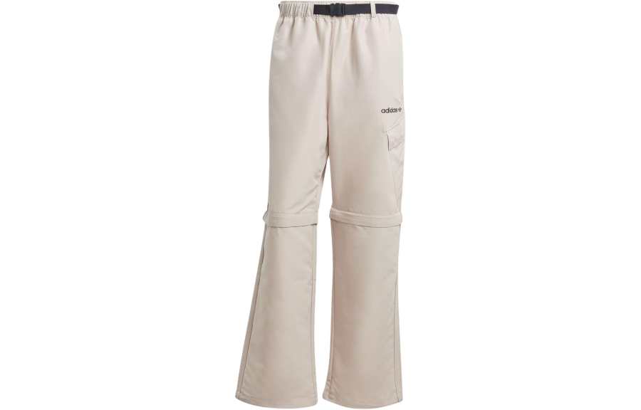 Adidas Originals Zip off Pants Knitted Sweatpants Men's Earth Umber