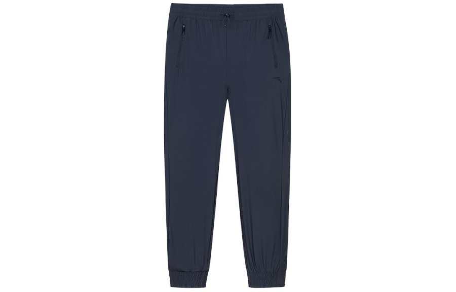 Anta Life Collection Knitted Sweatpants Men's Midnight Black