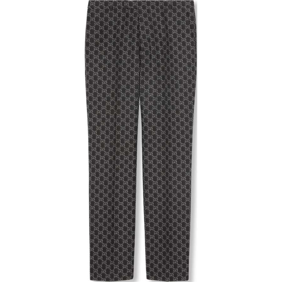 GUCCI FW24 Casual Pants Men's Gray