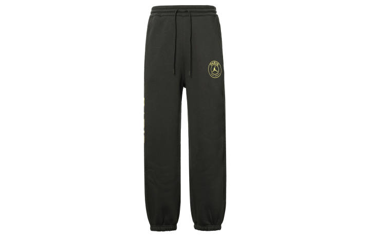 Jordan Jordan x PSG SS24 Paris Saint Germain, Letter Lace Up Casual Elastic Cuff Fleece Lined Knitted Sweatpants Men's