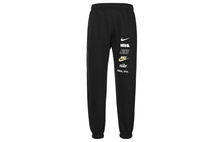 Nike Nike Club Fleece Lined Thermal Casual Elastic Cuff Knitted Sweatpants Men's Black