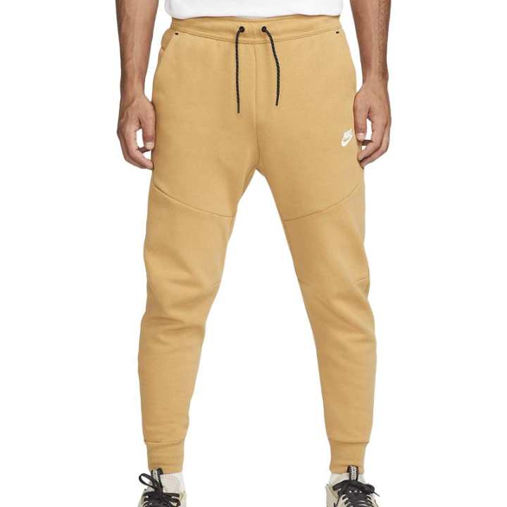 Nike Nike Knitted Sweatpants Men's Yellow Moderate Cuffed Pants