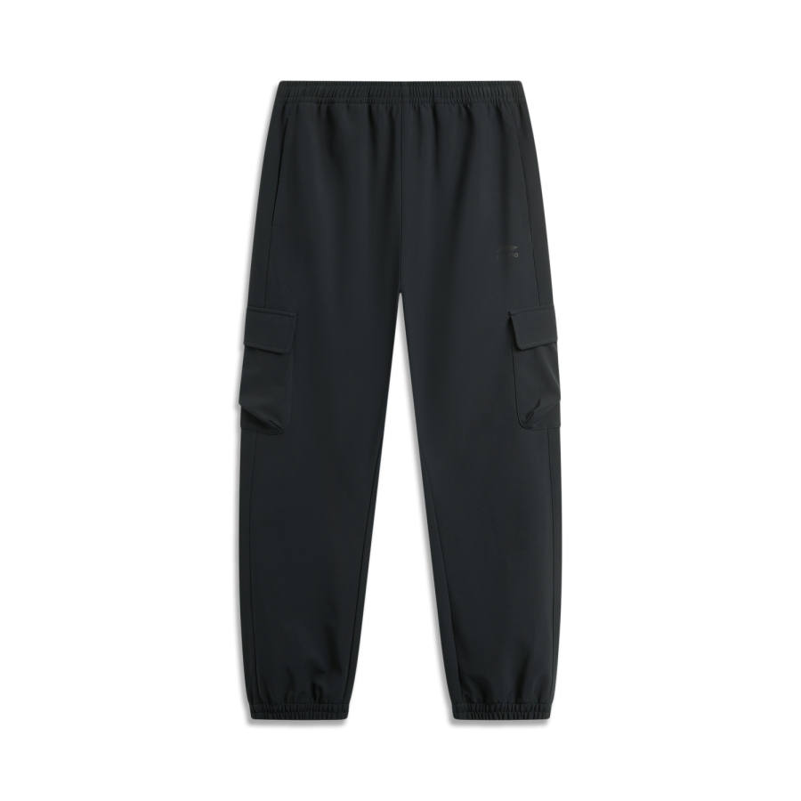 Li-Ning Li Ning Sports Trendy Collection Fleece Lined Thermal Fashion Versatile Loose Fit Elastic Cuff Solid Color Lace Up