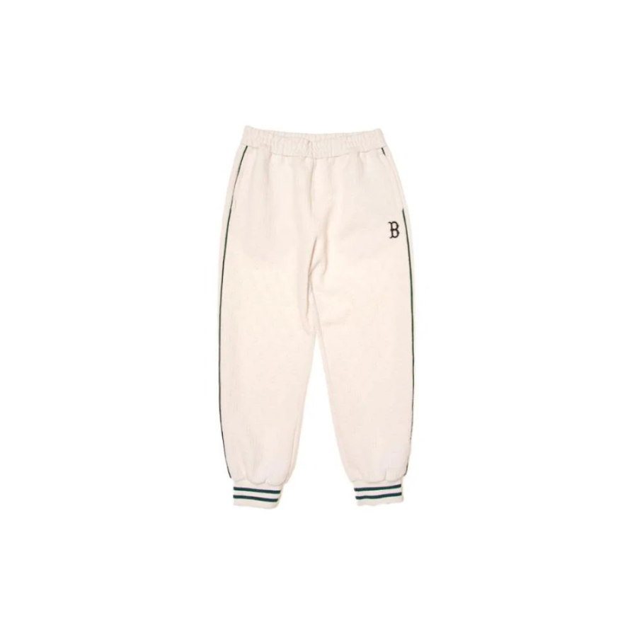 MLB MLB Jacquard Monogram Boston Red Sox Pants Casual Pants Unisex Cream