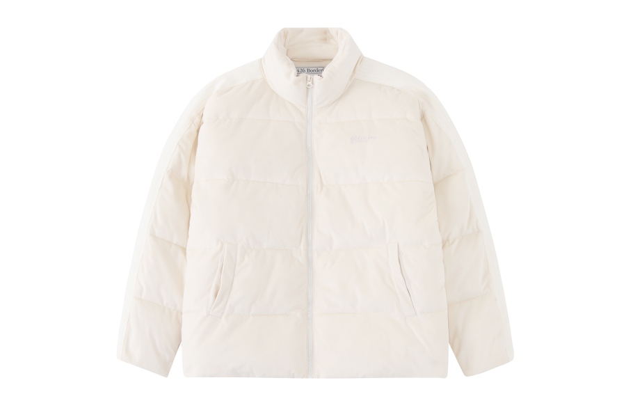 F426 F426 Puffer Jackets Unisex Stand Collar Moderate Padded Puffer Jacket