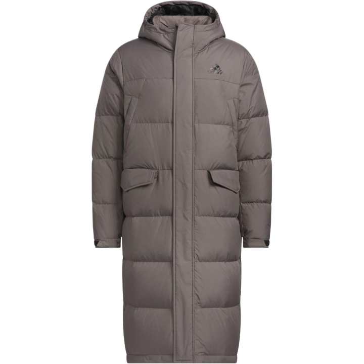 Adidas Adidas LONG DOWN Jackets & Coats Unisex Charcoal Gray