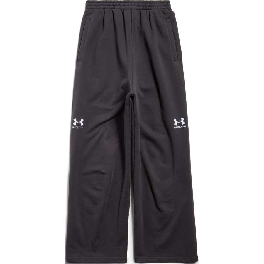 Balenciaga x Under Armour SS25 Knitted Sweatpants Loose Fit Unisex Black