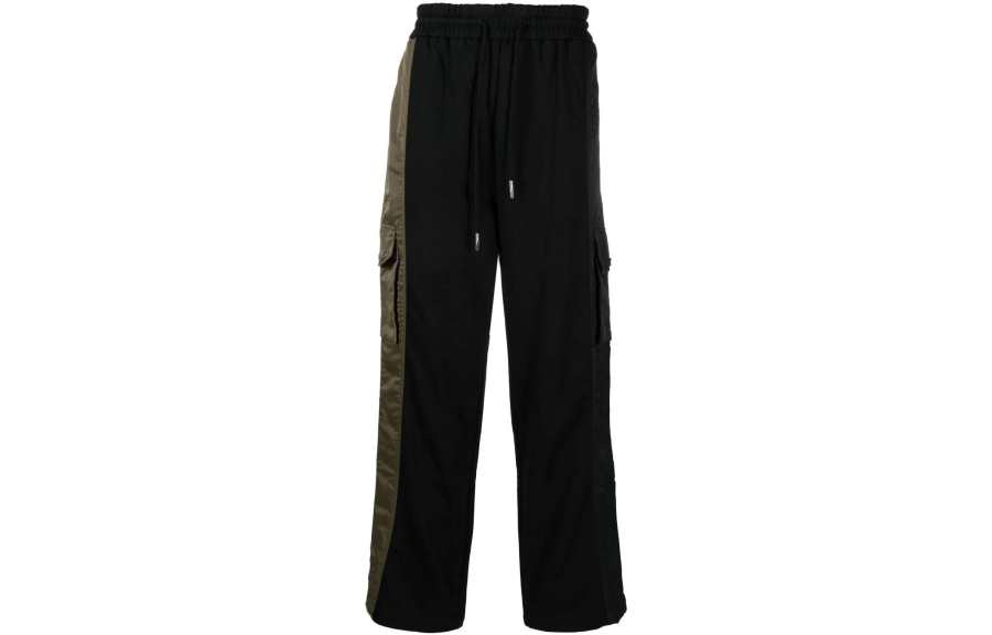 Feng Chen Wang Feng Chen Wang Contrast Straight leg Cargo Trousers