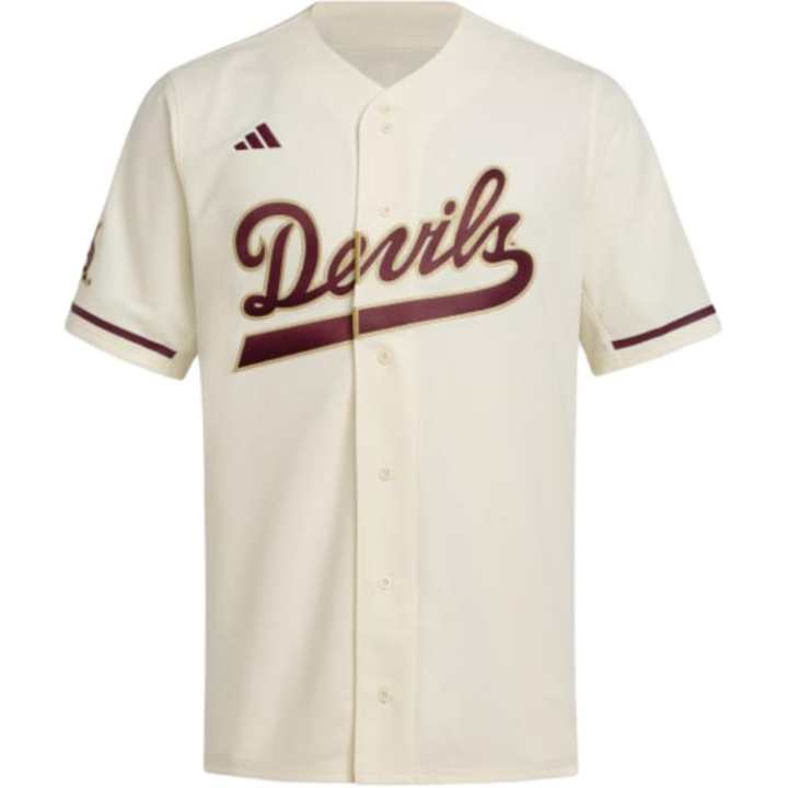 Adidas Adidas Free Shipping With AdiClub Arizona State Full Button Jersey