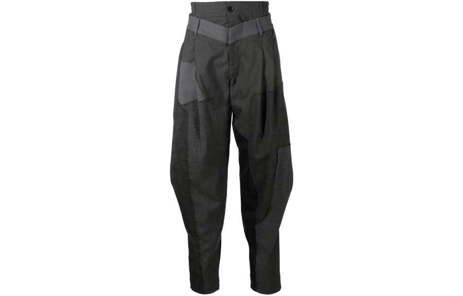 Feng Chen Wang Feng Chen Wang Layered-design Tapered Trousers