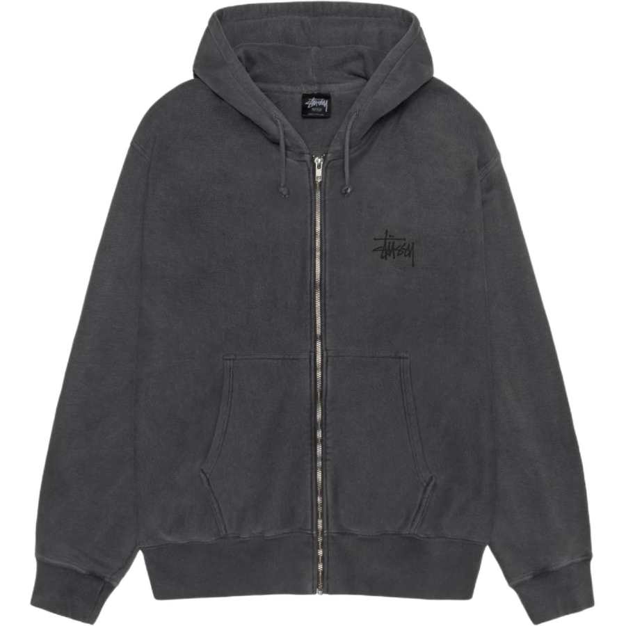 Stussy Stussy Basic Zip Hoodie Pigment Dyed