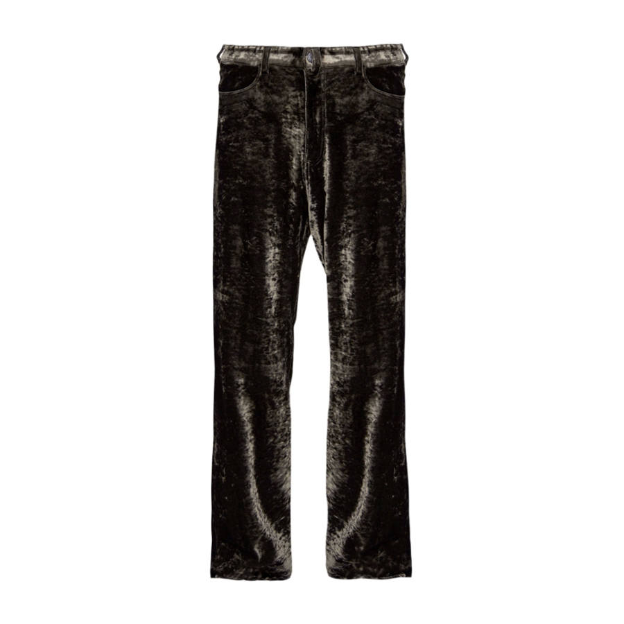 Balenciaga Wide Leg Chenille Trousers