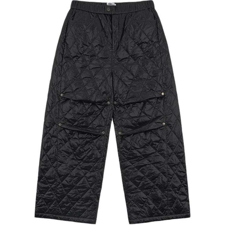 GOOD BAI 916 Casual Pants Unisex Black Moderate Wide Leg Pants