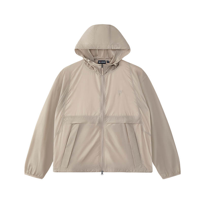 FILA FUSION FUSIONEER Sun Protection Clothing Men's Gray Brown Khaki
