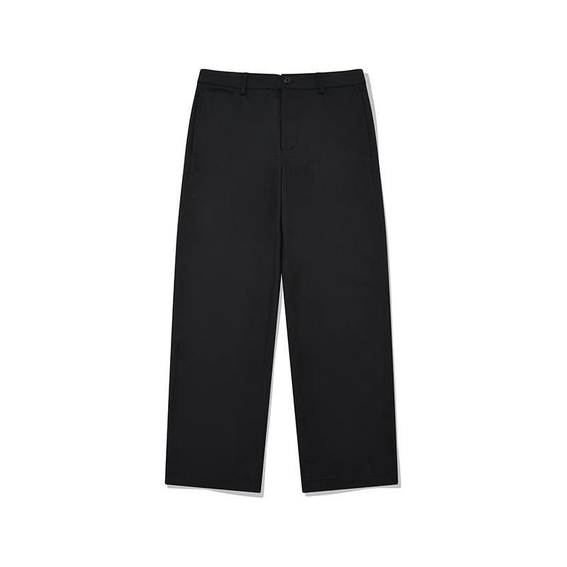 COVERNAT Casual Pants Unisex Black Moderate Straight Fit Pants