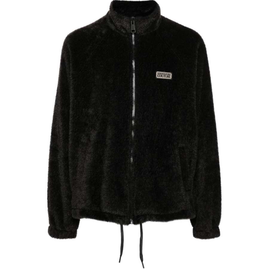 VERSACE JEANS COUTURE VERSACE JEANS Logo-plaque Cardigan