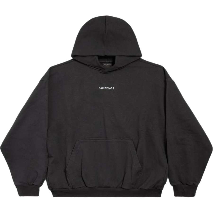 Balenciaga logo-print hoodie