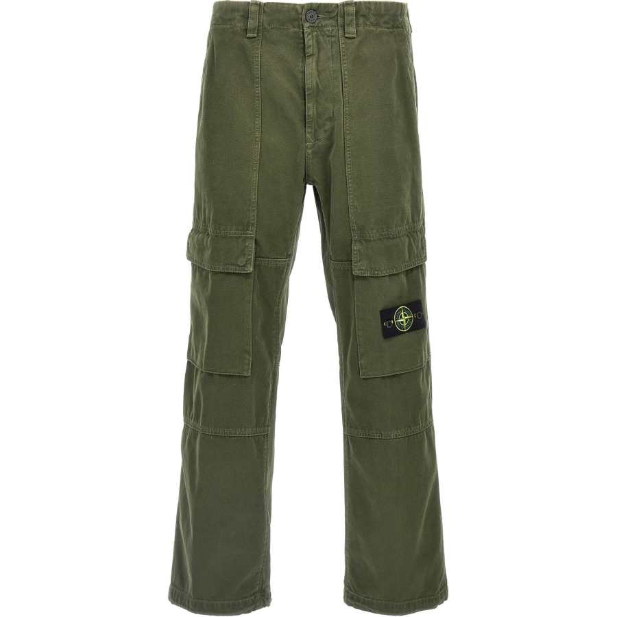Stone Island cotton cargo trousers