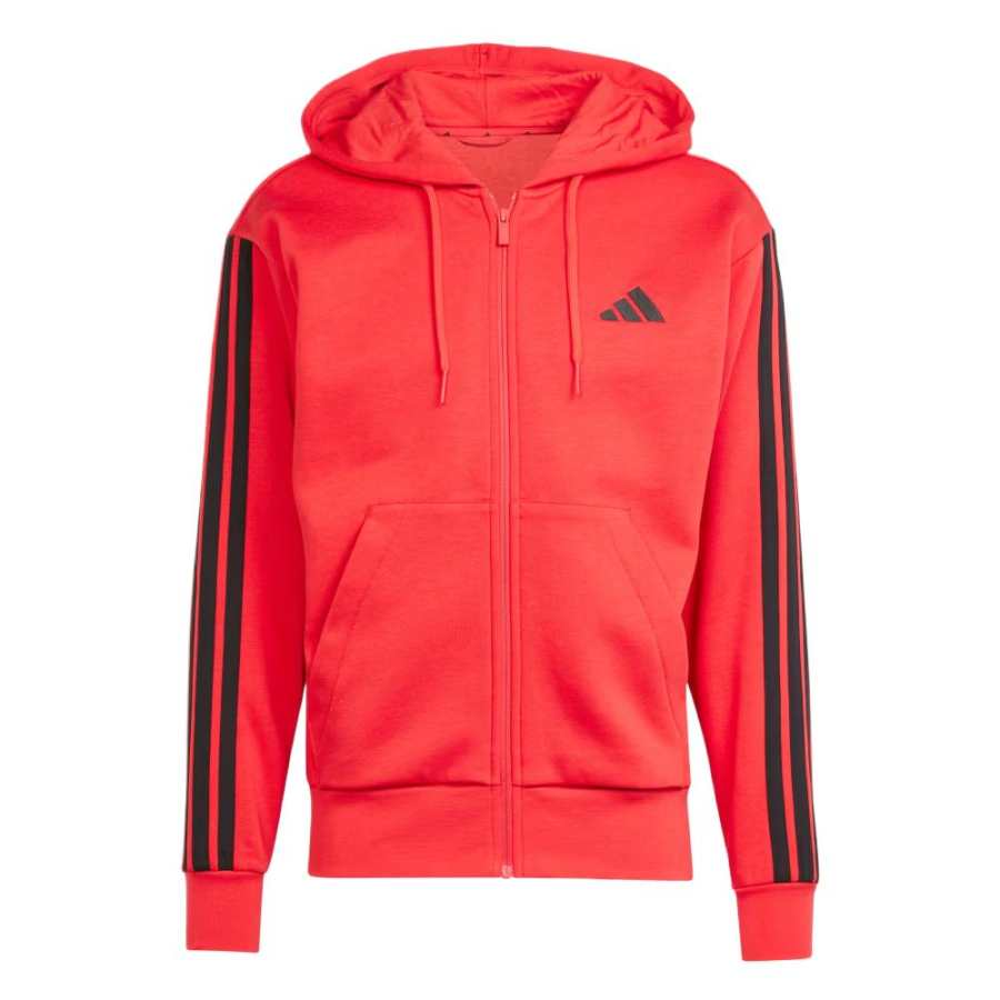 Adidas Adidas Free Shipping With AdiClub Essentials 3 Stripes Fleece Hoodie