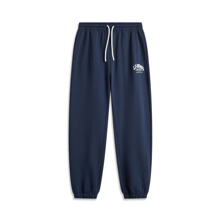 Li-Ning Li Ning Sports Life Collection Knitted Sweatpants Men's Dark Ship Blue