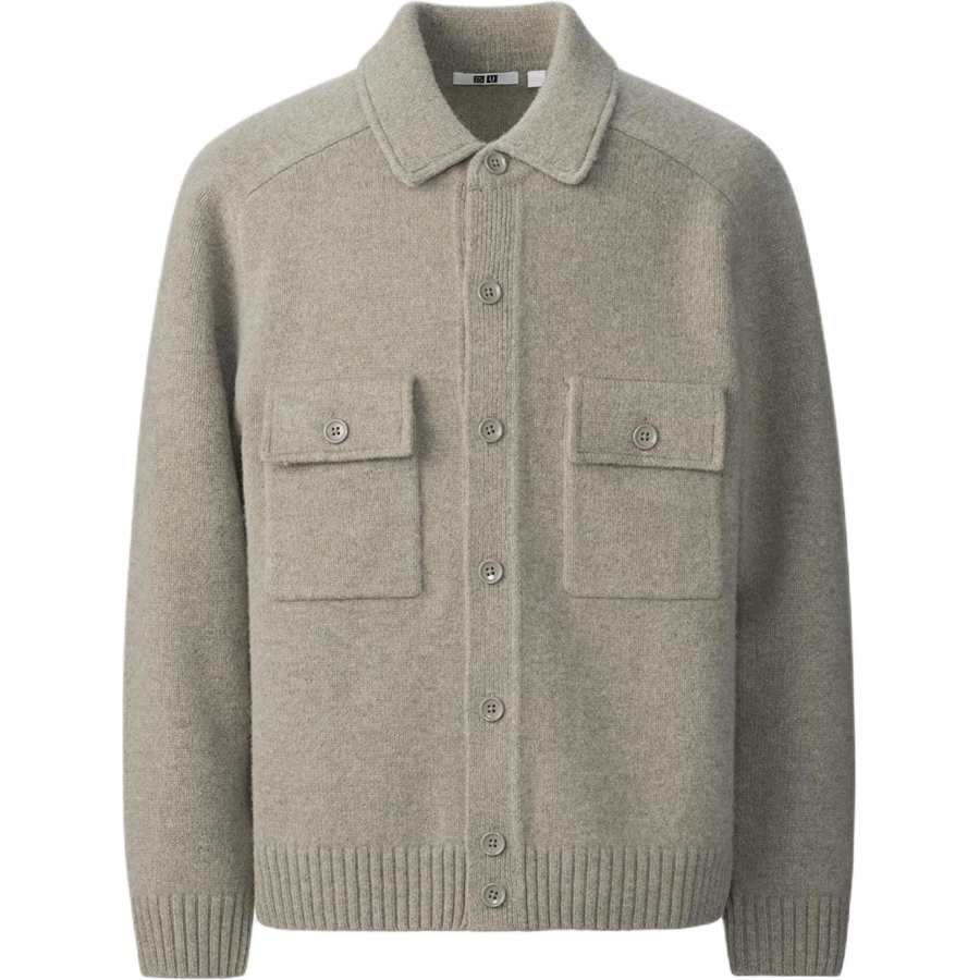 UNIQLO U Collection Jackets Unisex Grass Green Lapel Moderate Other