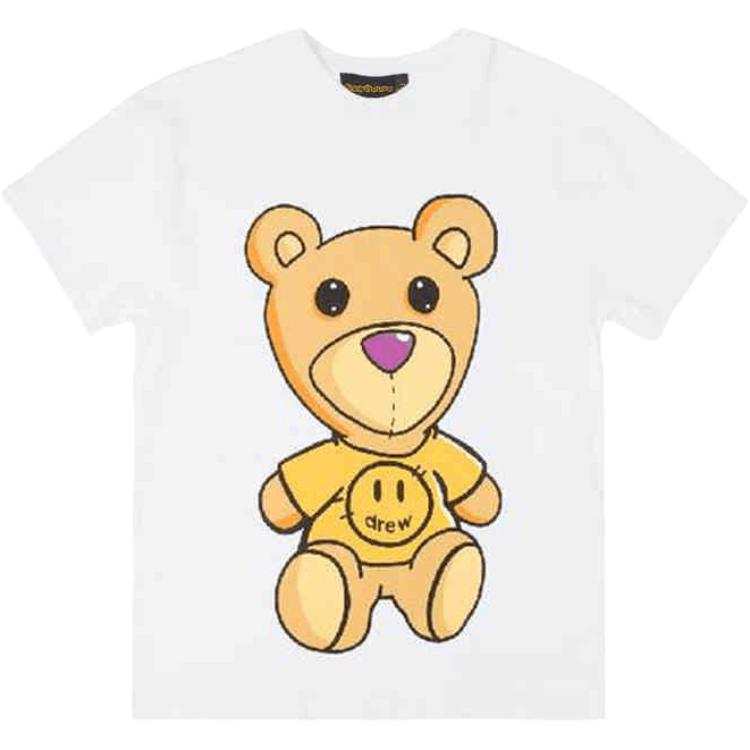 Drew house SS25 T Shirts Unisex White Crew Neck Moderate Straight Fit