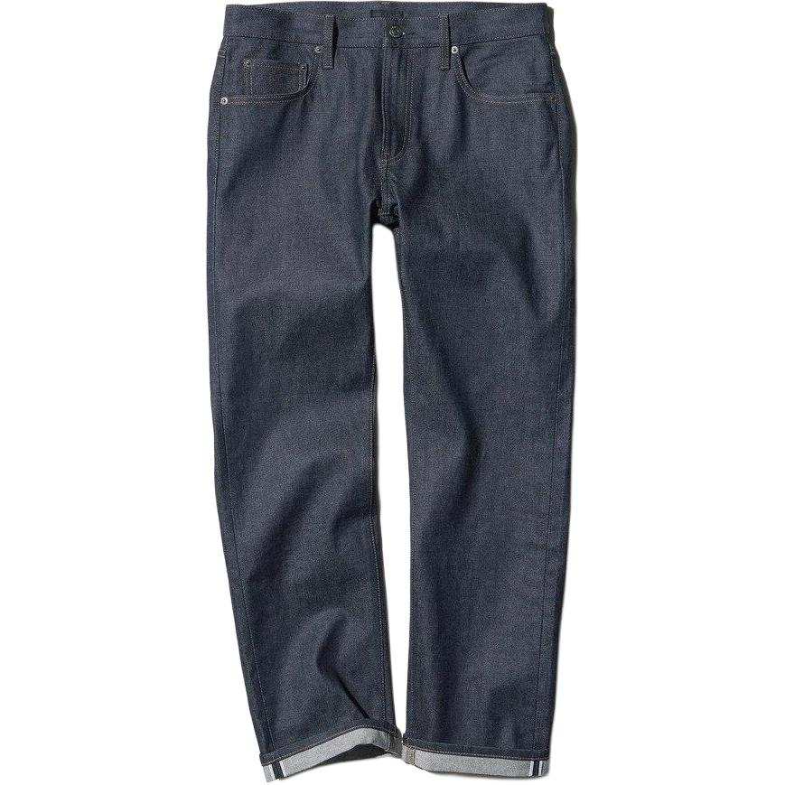 UNIQLO Jeans Unisex Navy Blue Moderate Straight Fit Pants
