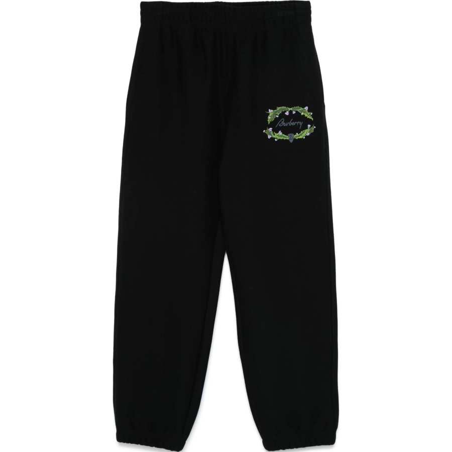 Burberry FW23 Knitted Sweatpants Men's Black