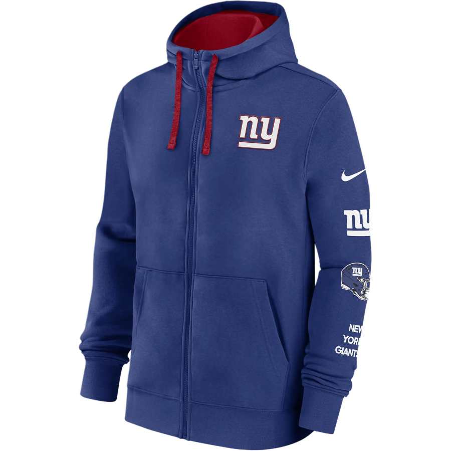 Nike Nike New York Giants Club Men's Nike Nfl Full-Zip Hoodie
