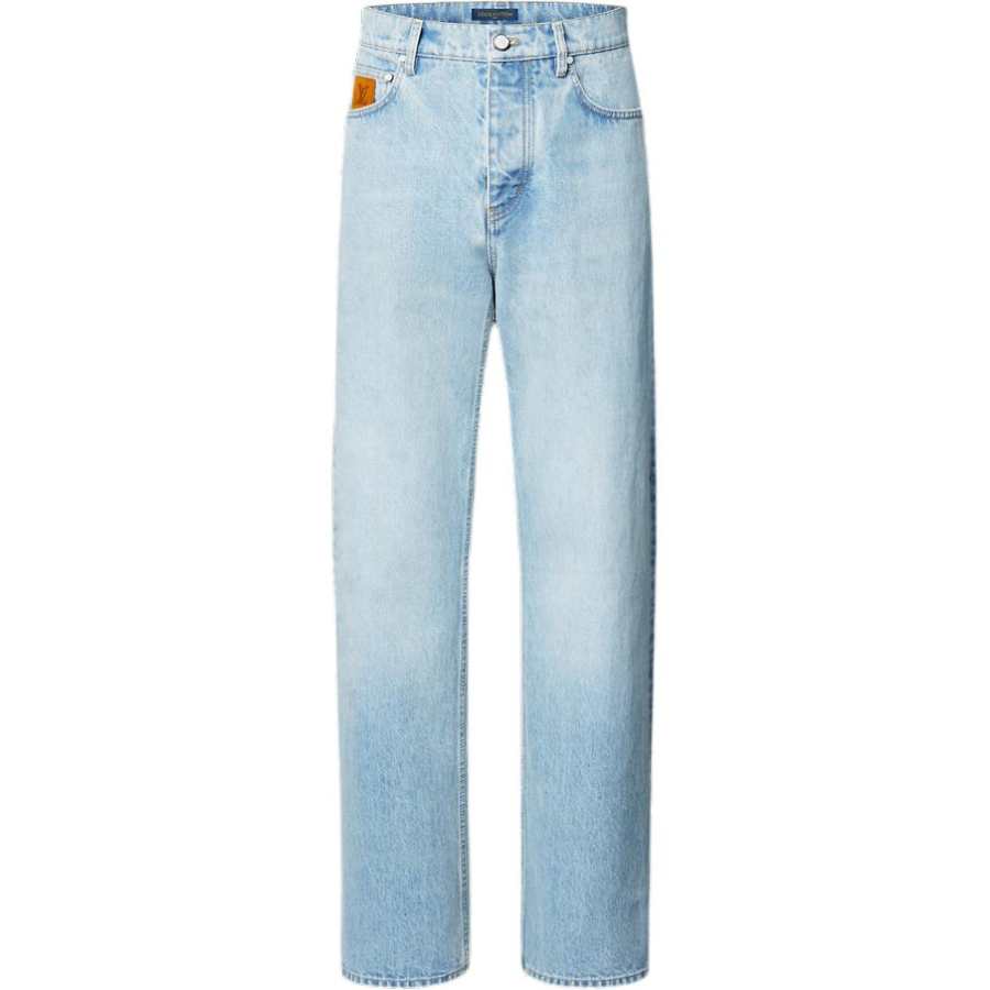 LOUIS VUITTON SS25 Jeans Skateboard Edition Men's Blue