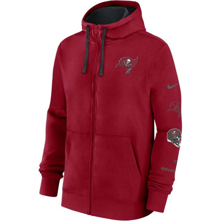 Nike Nike Tampa Bay Buccaneers Club Men's Nike Nfl Full Zip Hoodie