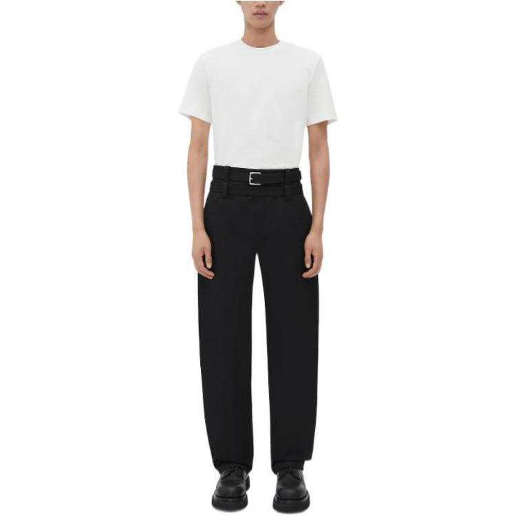 Bottega Veneta FW22 Casual Pants Men's Black