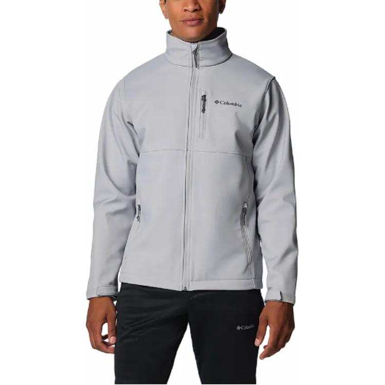 Columbia Hiking Jackets & Coats Men's Light Gray